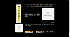Desktop Screenshot of fightthecancer.nitzer-ebb.de