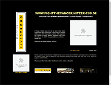 Tablet Screenshot of fightthecancer.nitzer-ebb.de